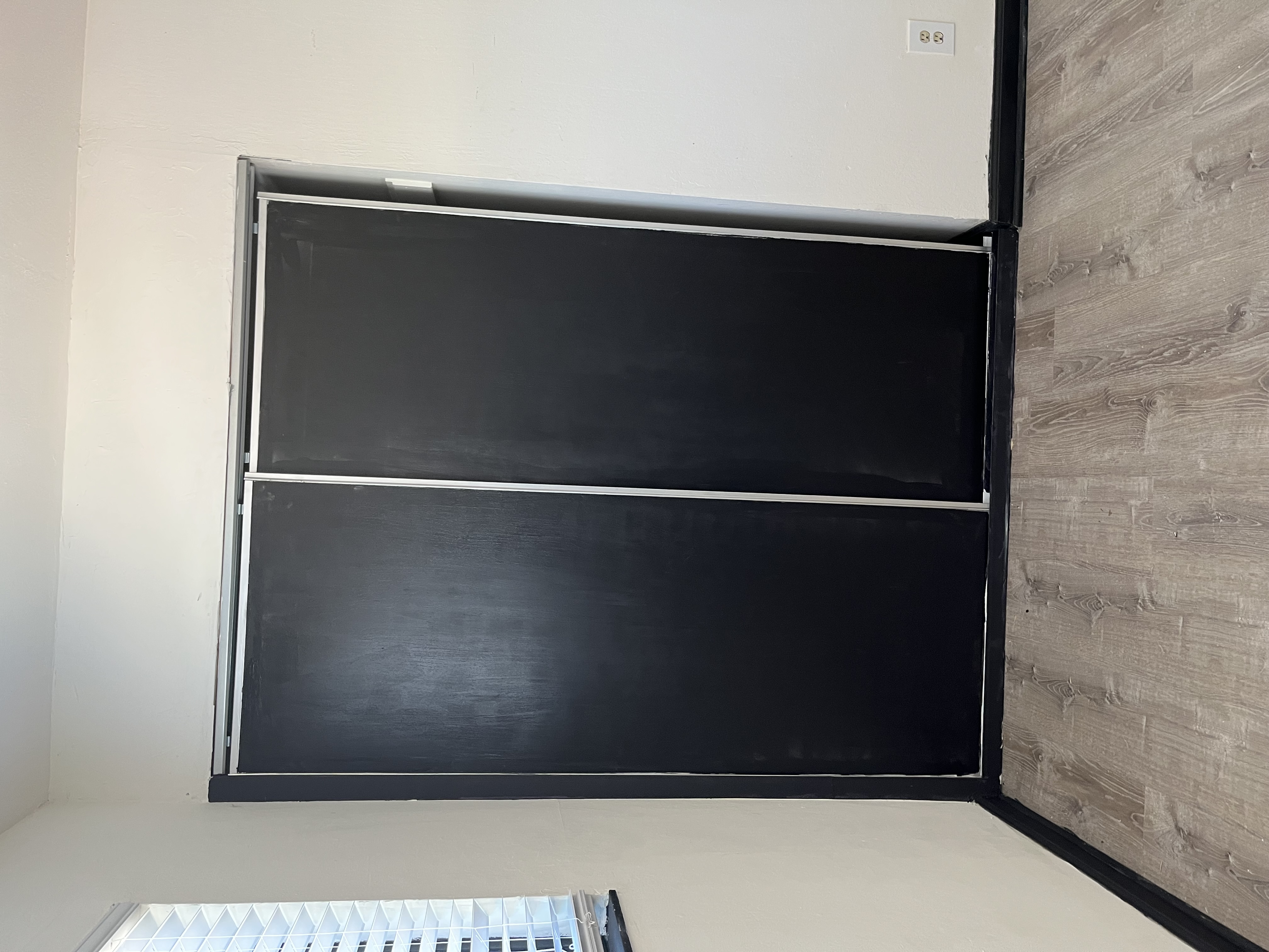 Custom sliding closet doors installation