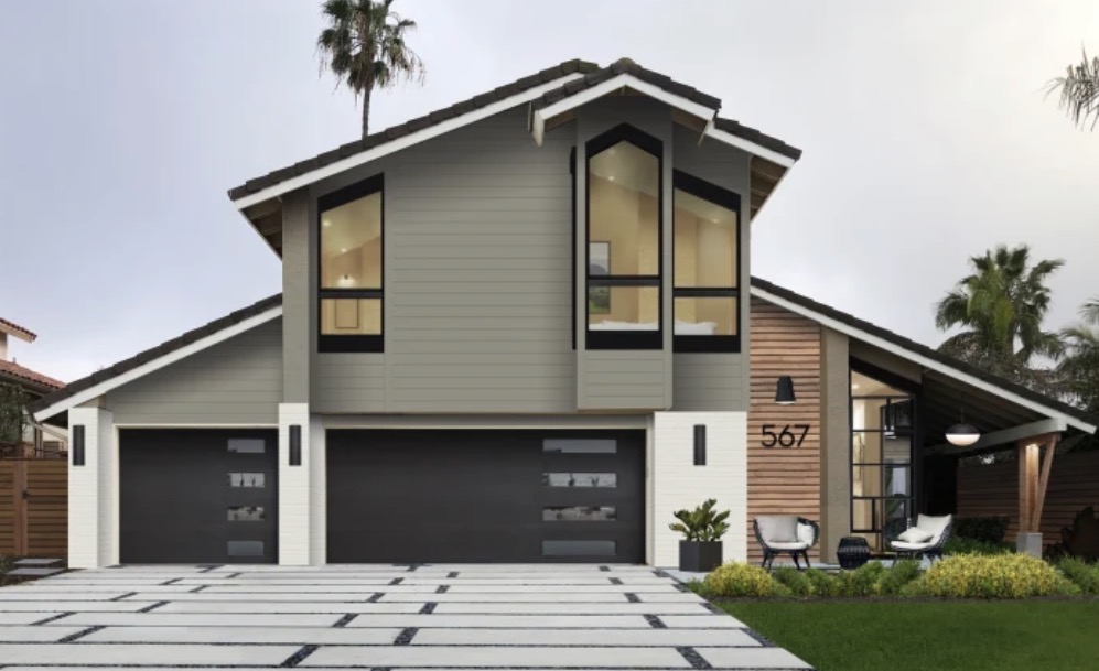 Exterior remodel work on a residential home